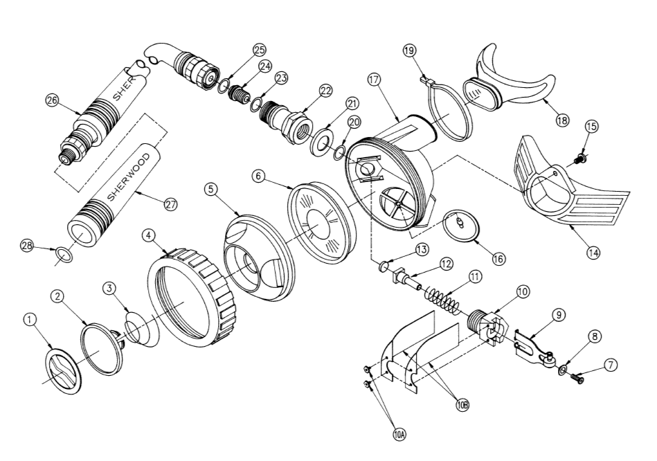 Sherwood Classic SRB0050 Assembly, Maintenance, Service Repair Manual Scuba Dive4