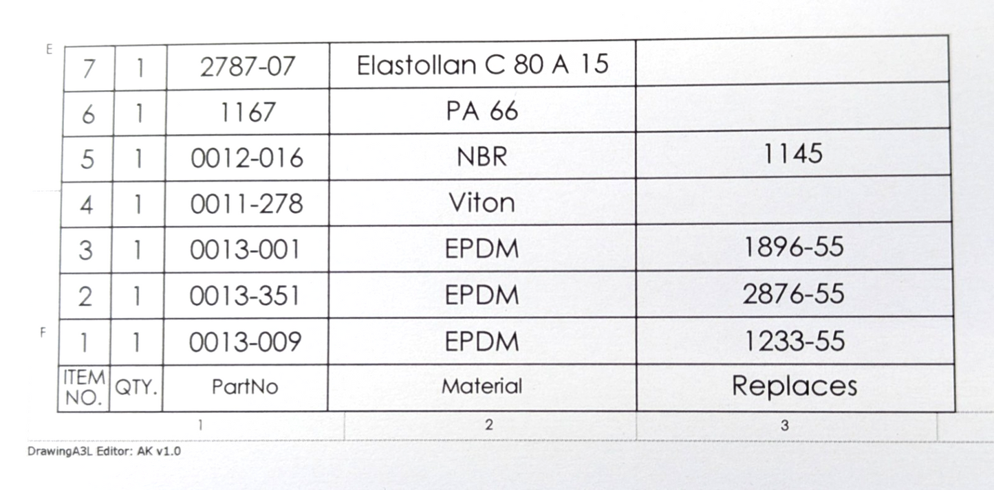 Poseidon Jetstream Service Rebuild Kit 2nd Stage Scuba Dive Regulator 0009-0112