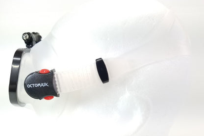 NEW Octomask Freediver Scuba Diving Mask GoPro Hero Camera Mount Black / Clear13
