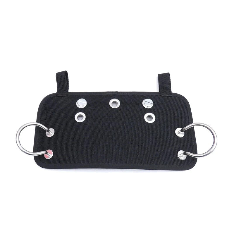 Scuba Dive BCD Butt Plate + Book Screws, Clip Loops Harness Board Sidemount Tech11