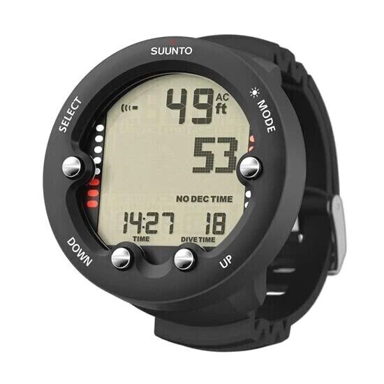 Suunto Zoop Novo Wrist Scuba Dive Computer Air & Nitrox Black, Lime, Blue