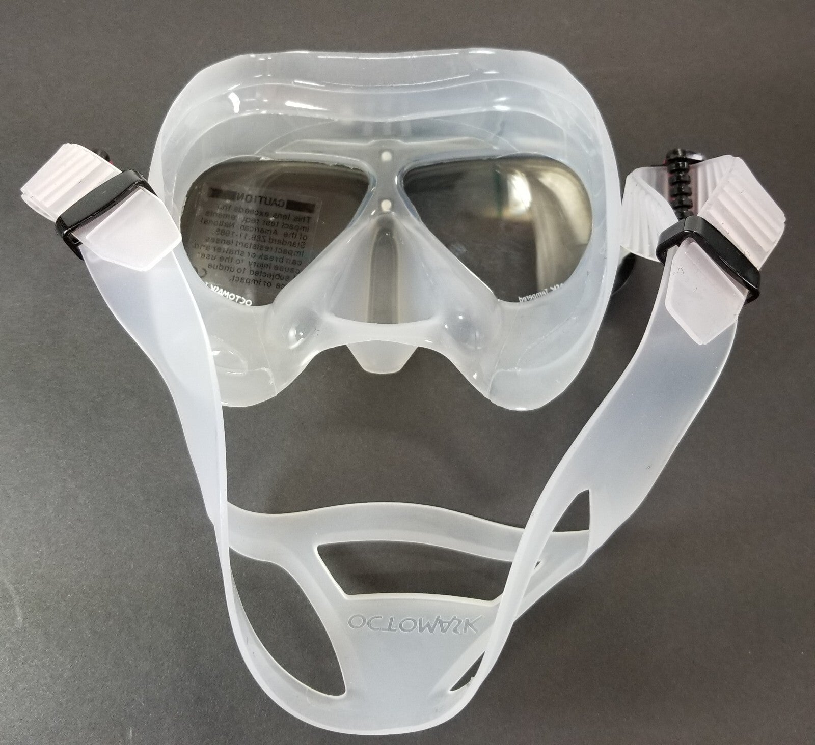 NEW Octomask Freediver Scuba Diving Mask GoPro Hero Camera Mount Black / Clear6
