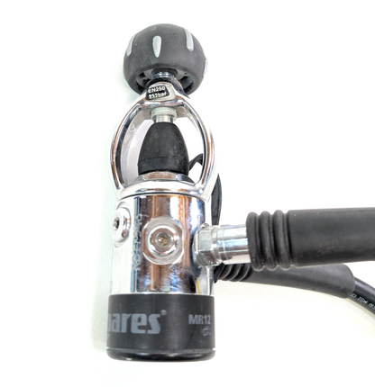 Mares Rebel MR12 Complete Scuba Diving Regulator Set Yoke 1st, 2nd Stage Octo5