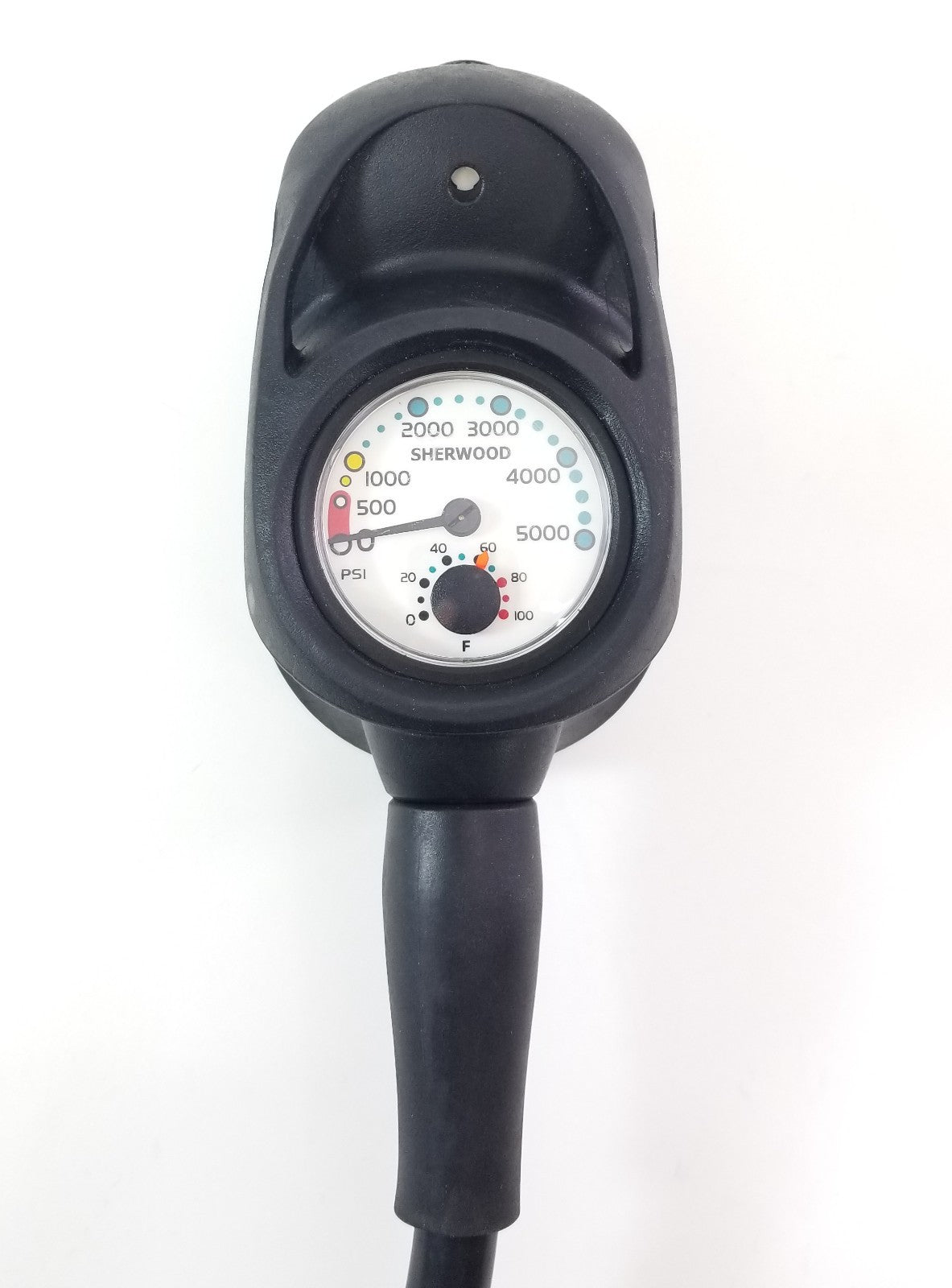 Sherwood Navigator 3 Gauge Scuba Dive Complete Console SPG, Depth, Compass6