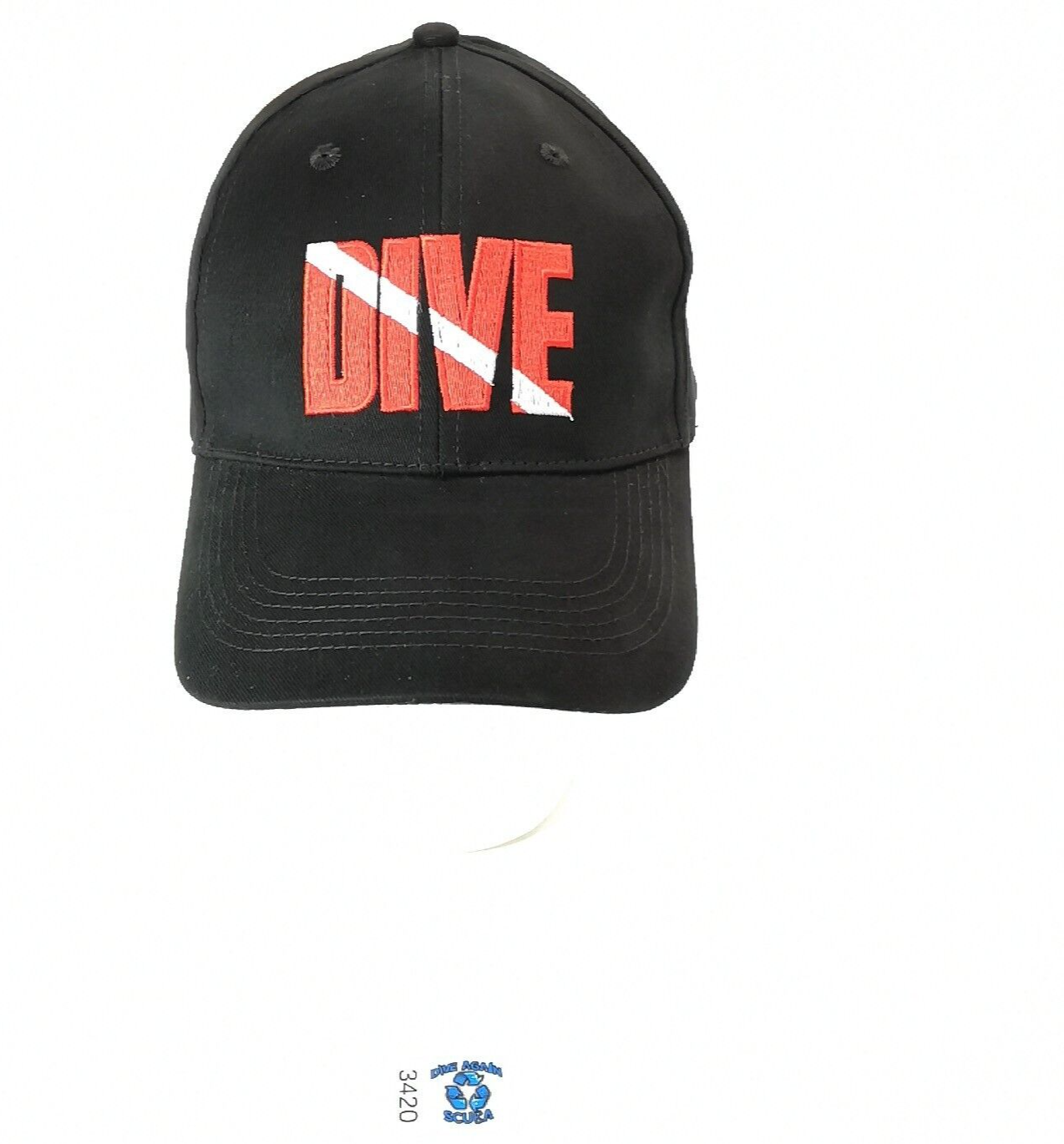 Scuba DIVE Flag Embroidered Logo Hat, Baseball Cap, One Size Fits All11