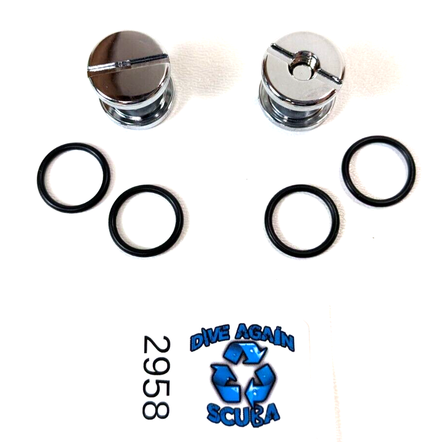 2x Scuba Dive BC BCD Backplate & Harness Book Screw Mounting Bolt 5/16" Diameter1