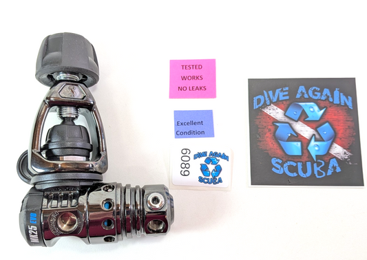 Scubapro MK25 EVO Carbon Black Yoke 1st First Stage Scuba Dive Regulator NICE++0