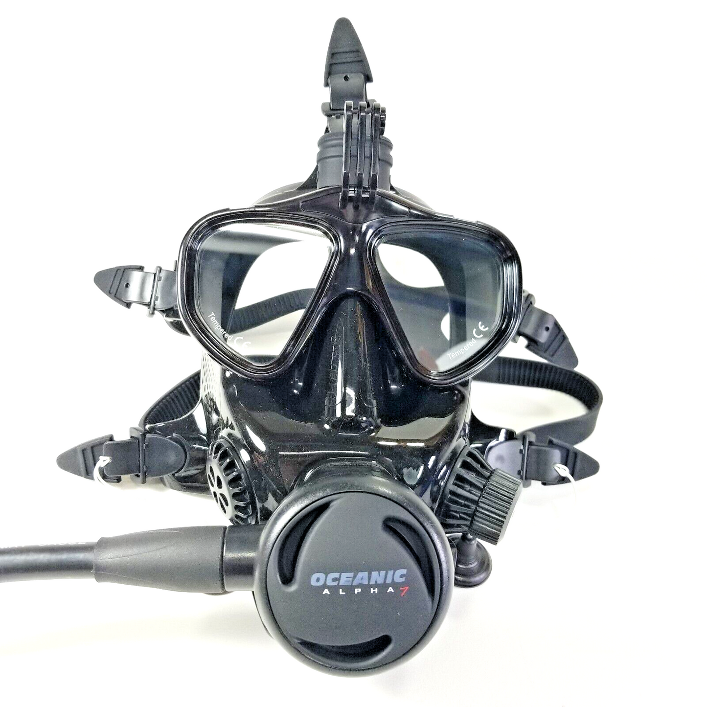 Full Face Scuba Dive Mask Fits Oceanic 2nd Stage Regulators Alpha Delta Zeo6