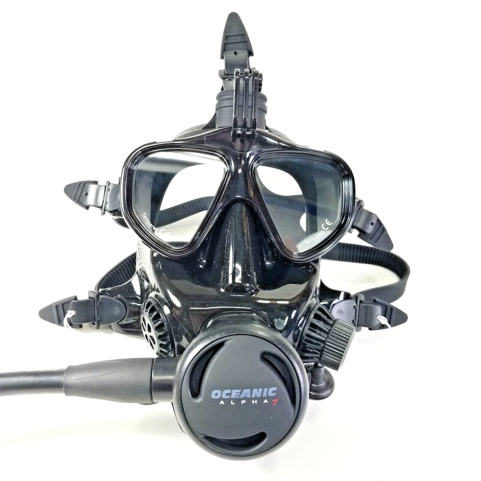 Full Face Scuba Dive Mask Fits Oceanic 2nd Stage Regulators Alpha Delta Zeo6