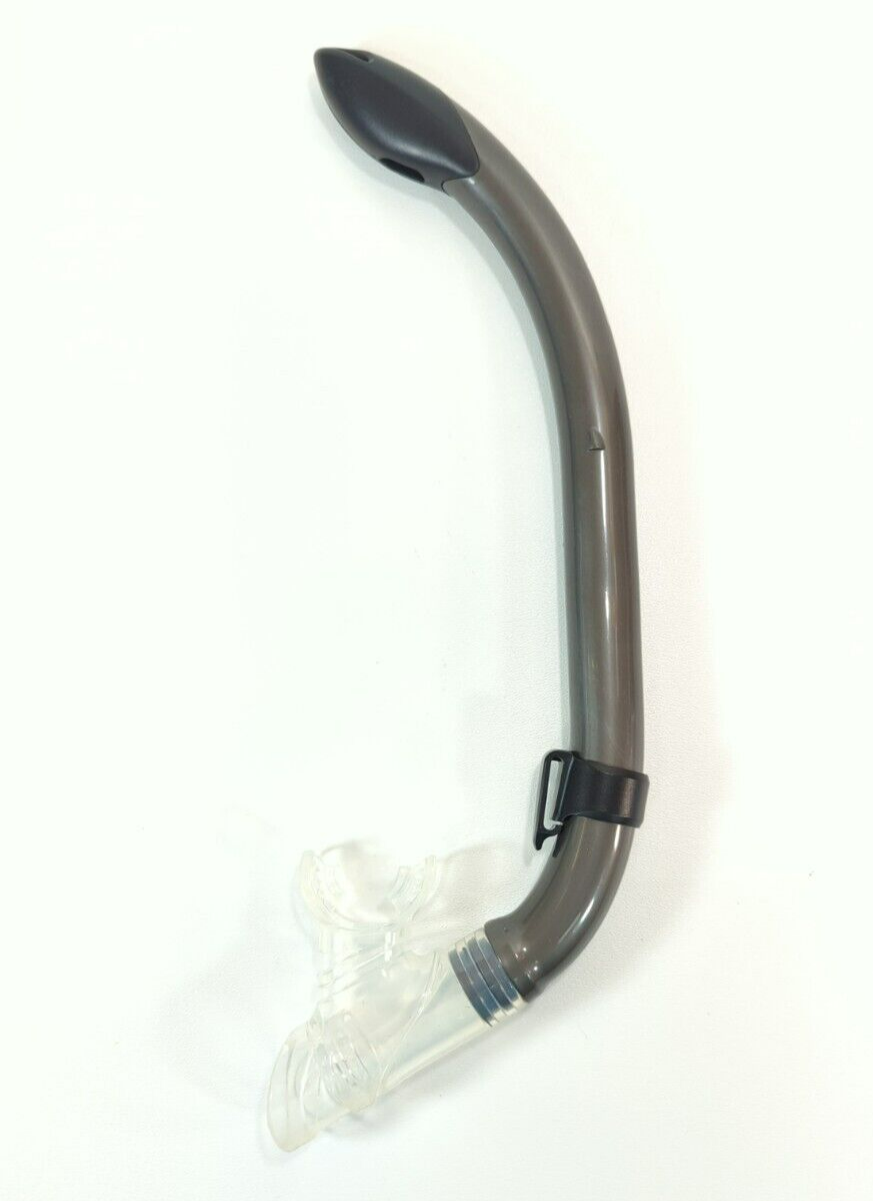 NEW Bare Snorkel Silver Gray Kids Youth Semi Dry Compact Scuba Diving Snorkeling1
