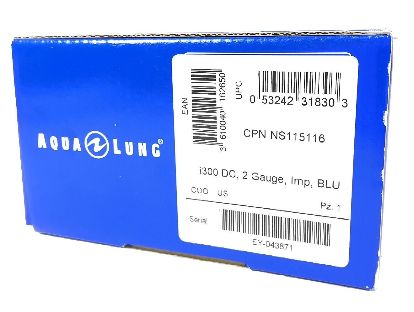 NEW Aqua Lung i300 DC 2 Gauge Computer Console Scuba Diving Air and Nitrox2