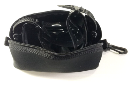 Compact Padded Soft Scuba Dive Snorkel Mask Zipper Case Pouch Neoprene with Clip1