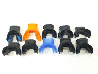 10x MouthPiece Lot Scuba Diving Snorkel 2nd Stage Regulator  USED Mouth Piece