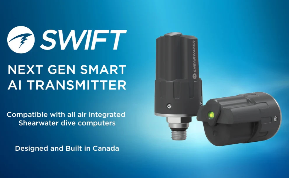 Shearwater Swift Scuba Dive Wireless Computer Transmitter + Case (Oceanic Aeris)15
