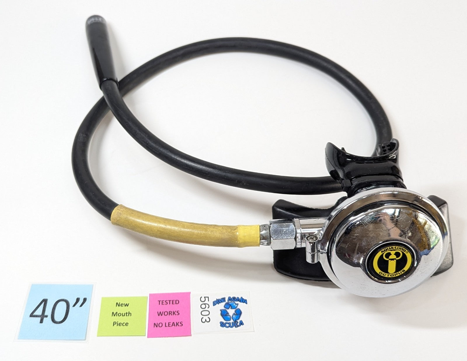 US Divers Aqua Lung Octopus Metal Vintage 2nd Stage Scuba Dive Regulator Octo1