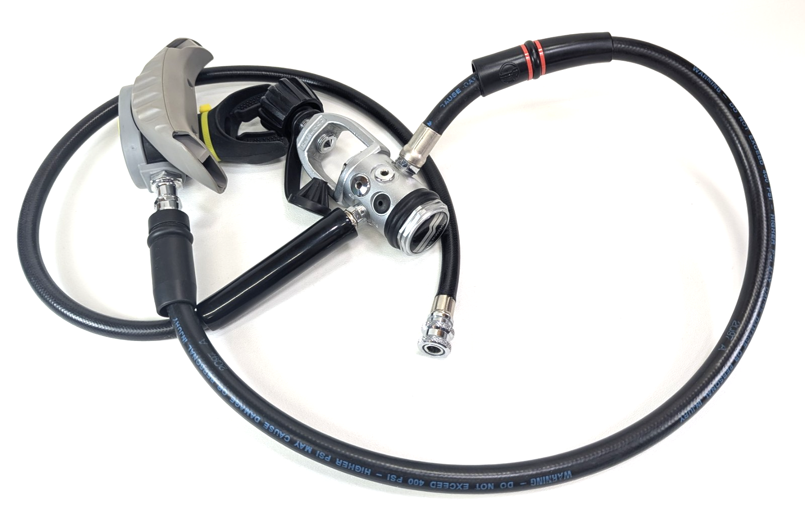 Sherwood Oasis Scuba Dive Regulator Set Yoke, 1st, 2nd Stage & Inflator SRB570014