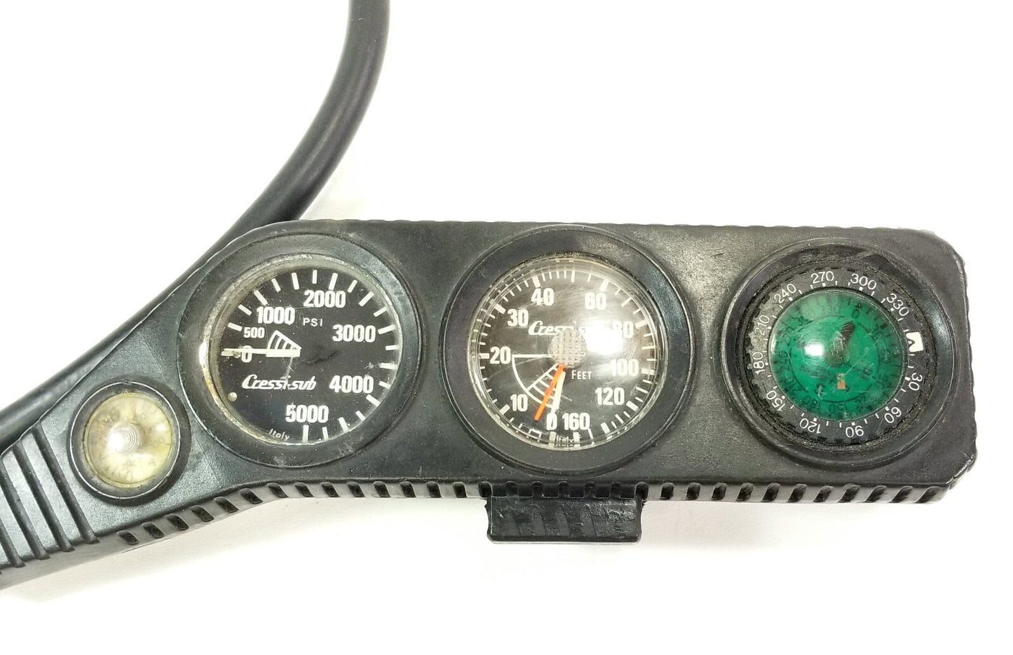 Cressi Scuba Dive 3 Gauge Complete Console Pressure SPG, Depth, Compass1