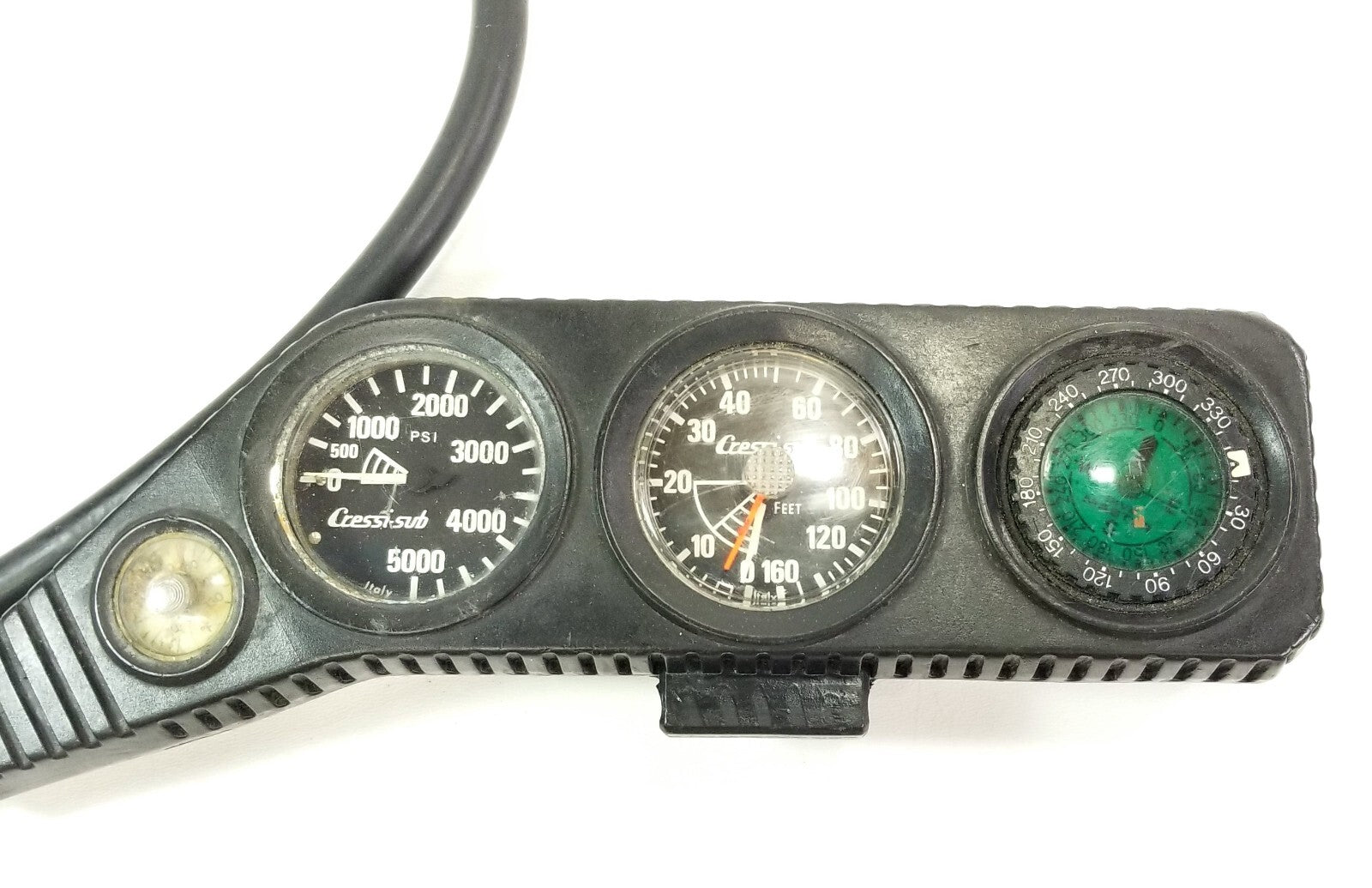 Cressi Scuba Dive 3 Gauge Complete Console Pressure SPG, Depth, Compass1