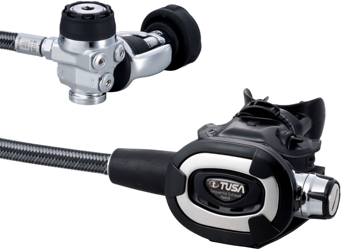 Tusa RS-681 Yoke Adjustable Regulator Package Scuba Diving 1st, 2nd Stage, Octo1