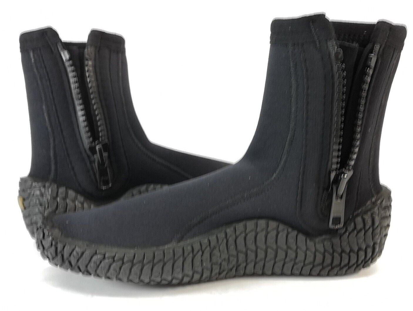 NEW Tilos Titanium Hydro+ Zipper Neoprene Booties Boots 3mm SIZE 4 Scuba Dive8