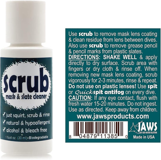 JAWS Scrub Mask & Sate Cleaner 1 fl. oz. Scuba Dive Snorkel0