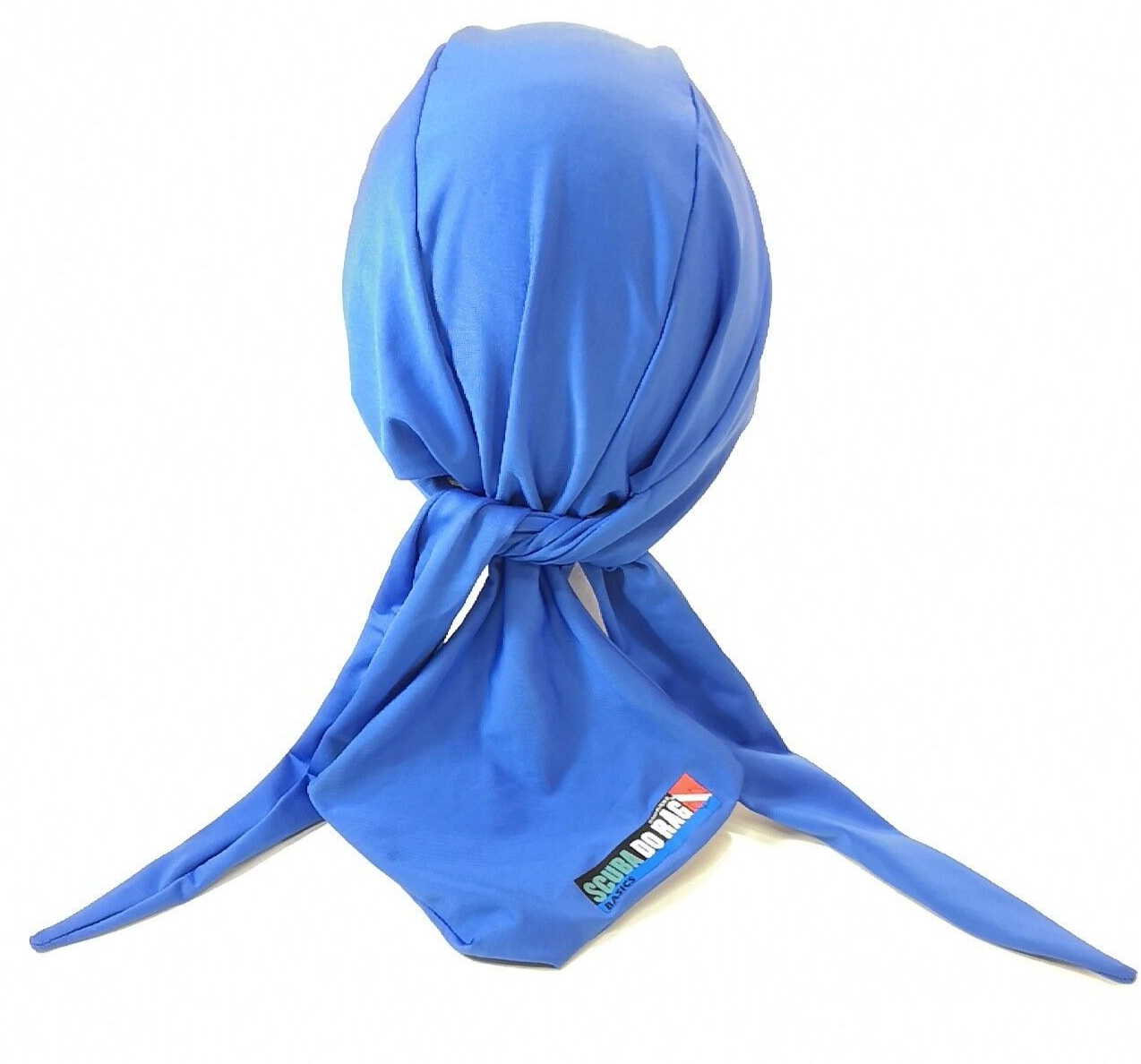 ScubaDoRag Dive Hood Hair Cover Women's Scuba Do Rag DoRag Blue Flower2