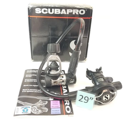 Scubapro Regulator Set MK20 Yoke 1st Stage S600 2nd Stage Scuba Dive EXCELLENT!!