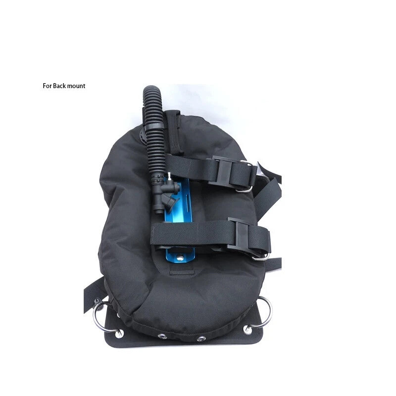 Scuba Dive BCD Butt Plate + Book Screws, Clip Loops Harness Board Sidemount Tech6