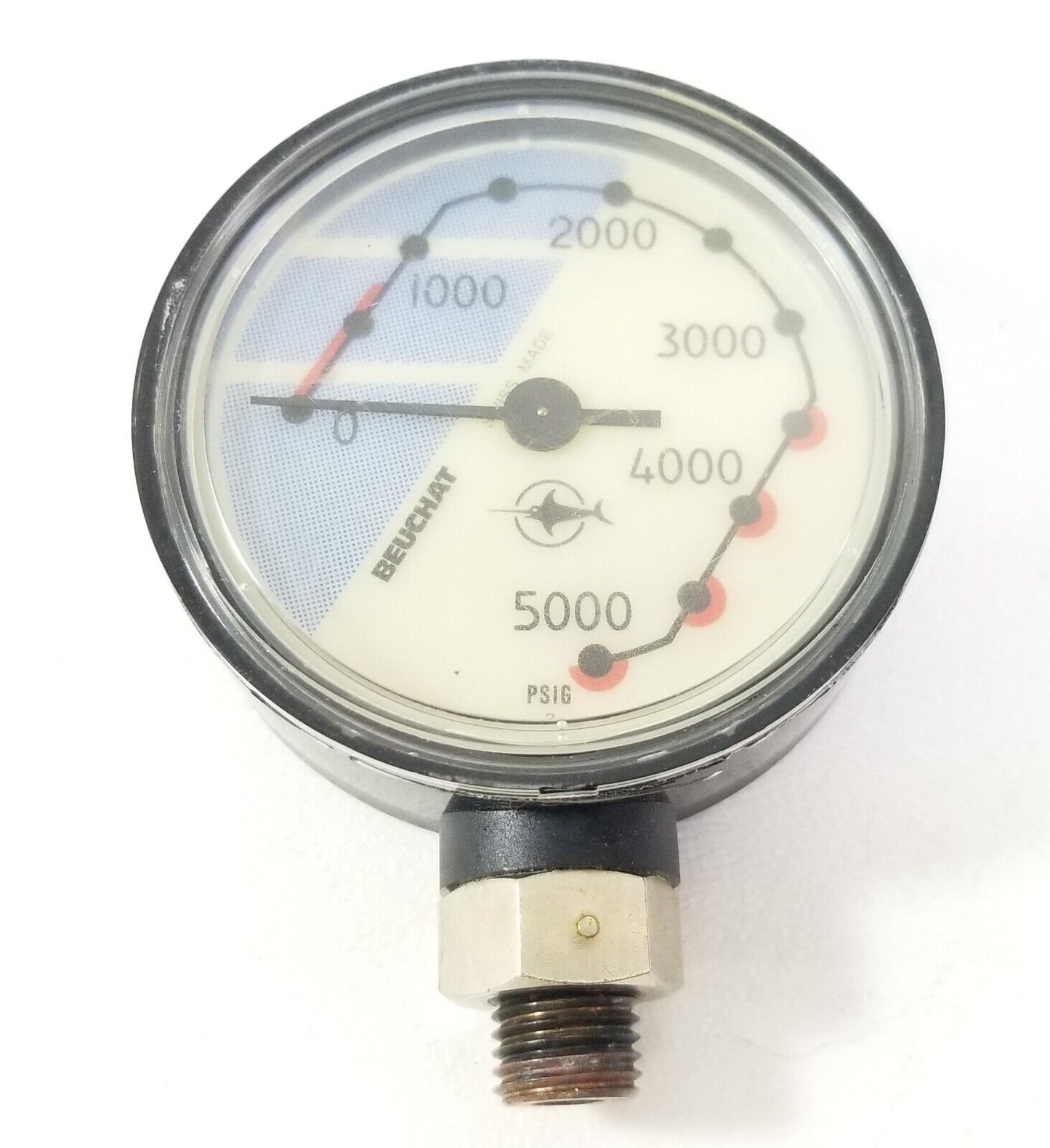 Beuchat SUBMERSIBLE PRESSURE GAUGE SPG MODULE 5000 PSI Scuba Dive          #4345