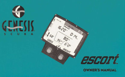 Genesis Escort Scuba Dive Computer Printed Manual0