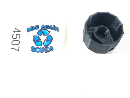 Adjustment Knob for Oceanic Delta 2 Scuba Dive 2nd Stage Regulator 3D Printed