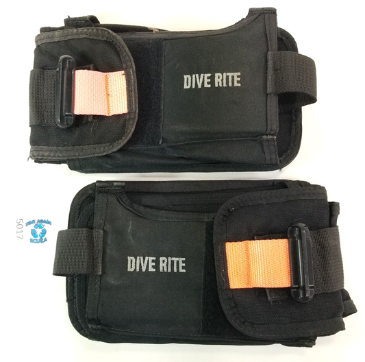 2 X Dive Rite Transpac Quick Releasable Weight Pocket System Scuba BCD 20 lbs