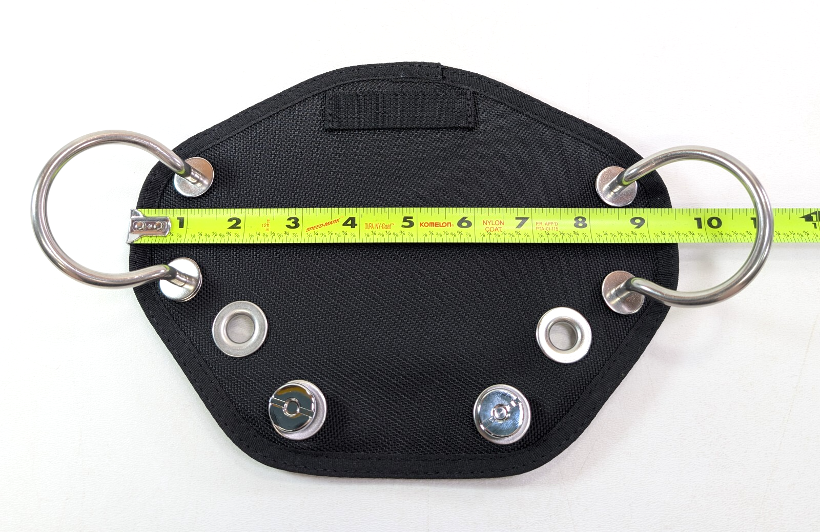 Scuba Dive BCD Butt Plate + Book Screws, Clip Loops Harness Board Sidemount Tech10