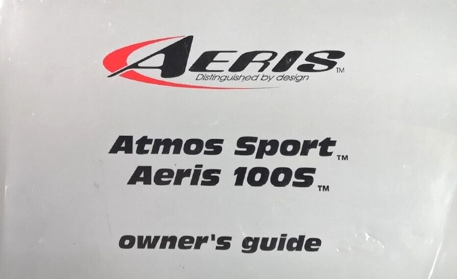 Aeris Atmos Sport & 100S Dive Computer Manual Printed   100 S  81 Pages0