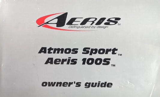 Aeris Atmos Sport & 100S Dive Computer Manual Printed   100 S  81 Pages0