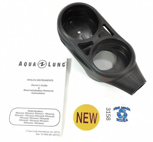Aqua Lung i100, i300 Swiv 3 Gauge Navigator Console Boot Computer Scuba Dive0