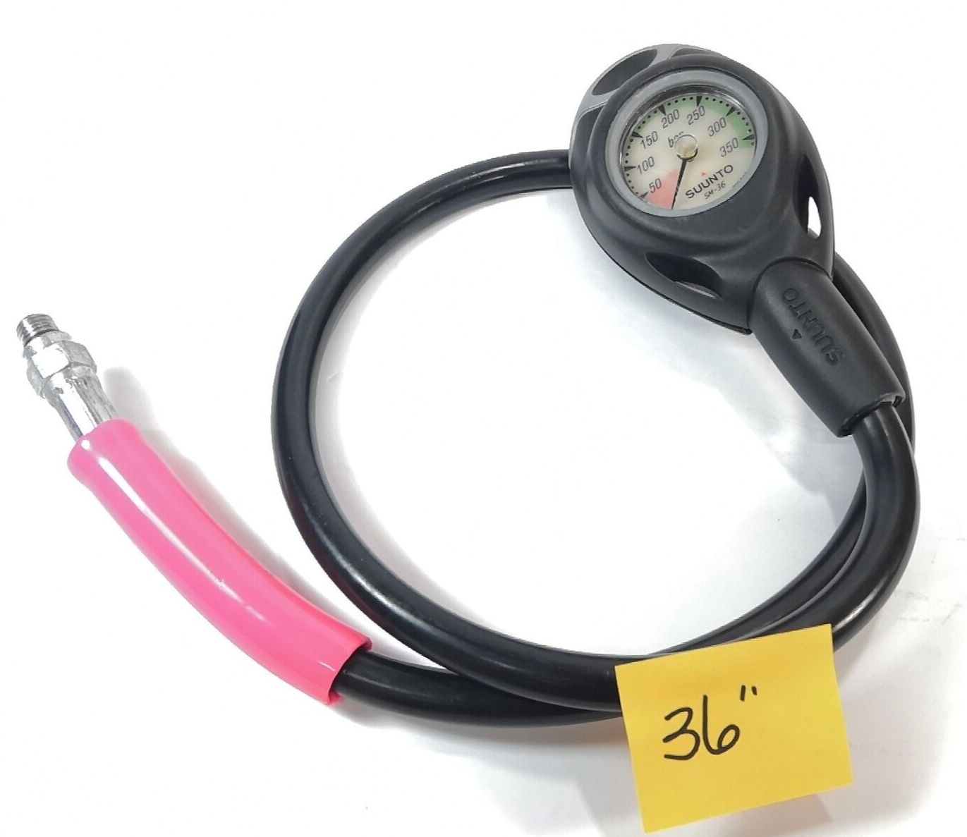 Suunto SM-36 2in 5000 PSI SPG Submersible Pressure Gauge Scuba Dive w Boot #18065