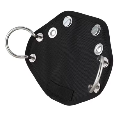 Scuba Dive BCD Butt Plate + Book Screws, Clip Loops Harness Board Sidemount Tech2