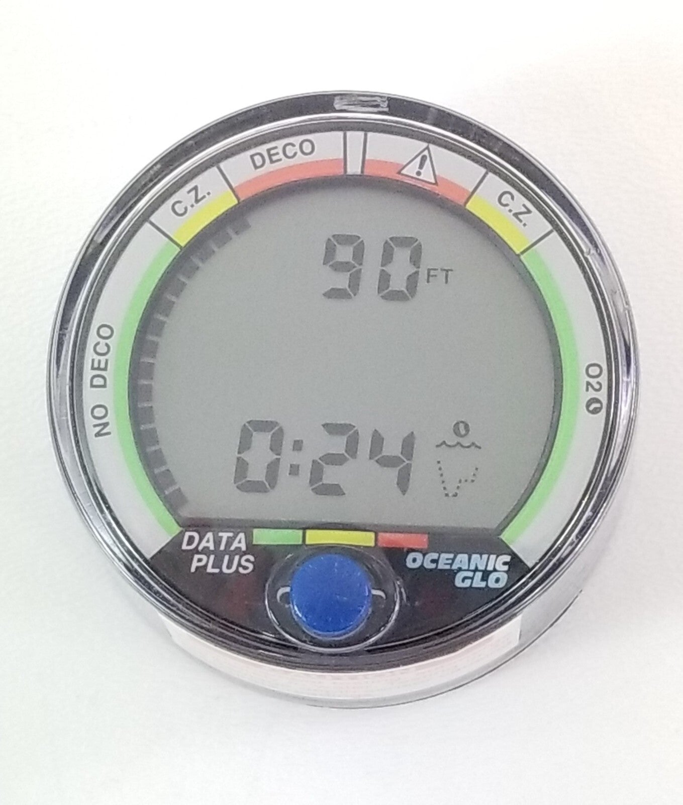 Oceanic Data Plus Air & Nitrox Puck Scuba Dive Computer + Manual EXCELLENT #49896