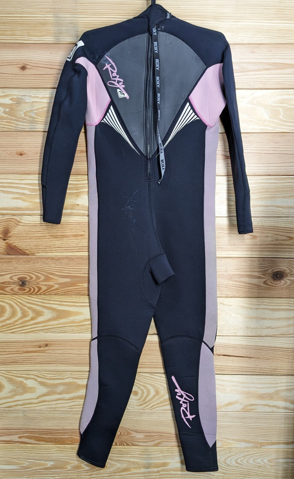 Roxy Syncro Hyperstretch Pink Women's Full Wetsuit Size 16 Scuba Dive 3mm, 2mm1