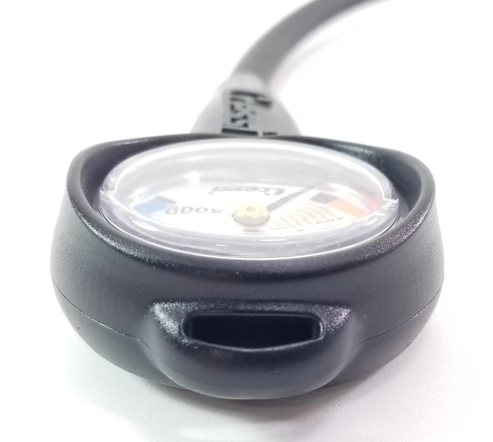 Cressi 2" Compact 5000 PSI SPG Submersible Pressure Gauge Scuba Dive + Boot 58343