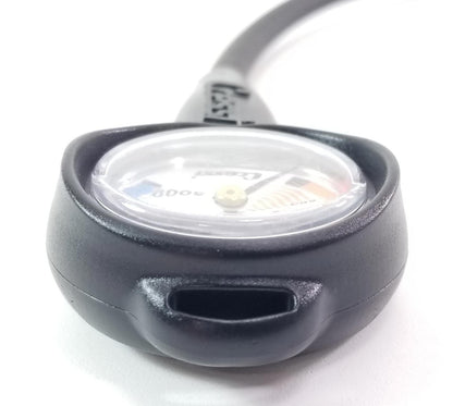 Cressi 2" Compact 5000 PSI SPG Submersible Pressure Gauge Scuba Dive + Boot 58343