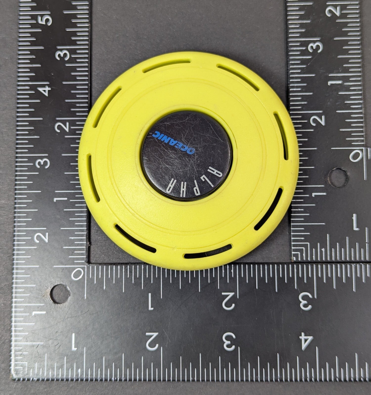 Genuine, OEM Oceanic Alpha Octo Diaphragm Purge Cover Yellow Scuba Dive3