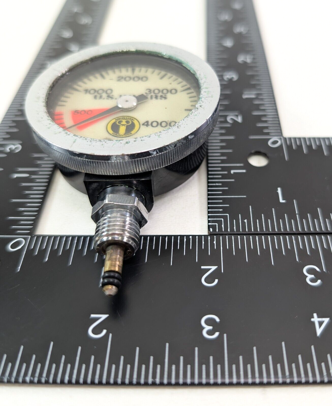 US Divers 4000 PSI SPG Submersible Pressure Gauge 2" Compact8