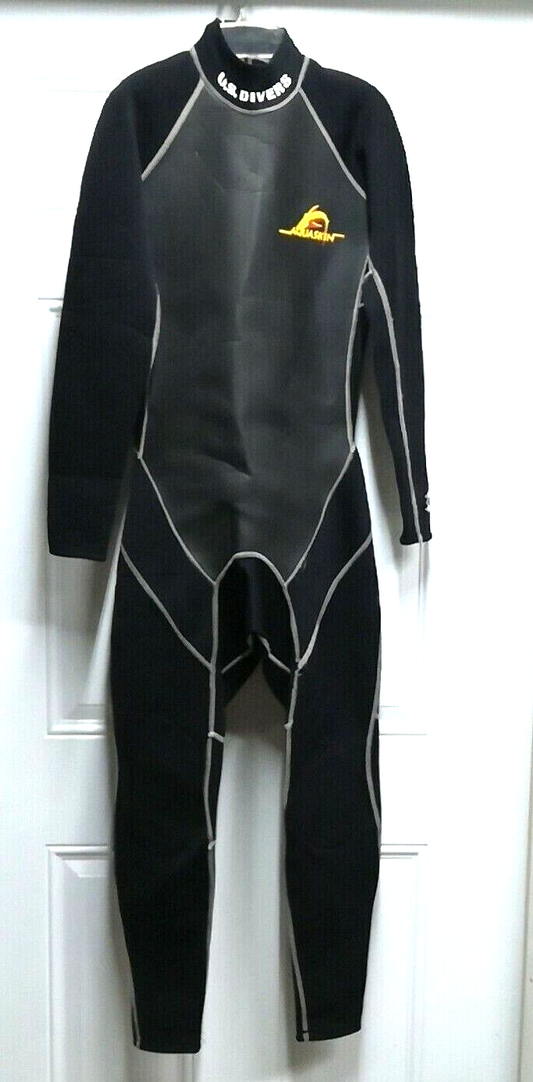 US Divers Aquaskin 3 / 2 mm Men's Full Wetsuit Scuba Dive Medium, MD, M 3mm, 2mm0
