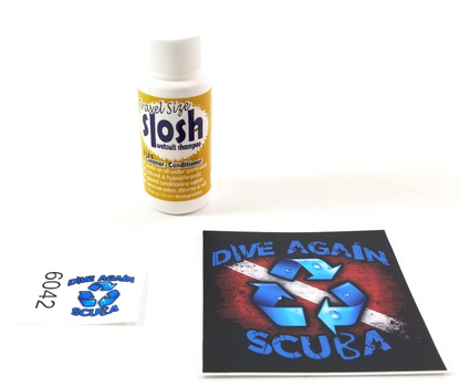 JAWS Slosh Wetsuit Shampoo Cleaner Conditioner 1 fl. oz. Scuba Dive Travel Size1