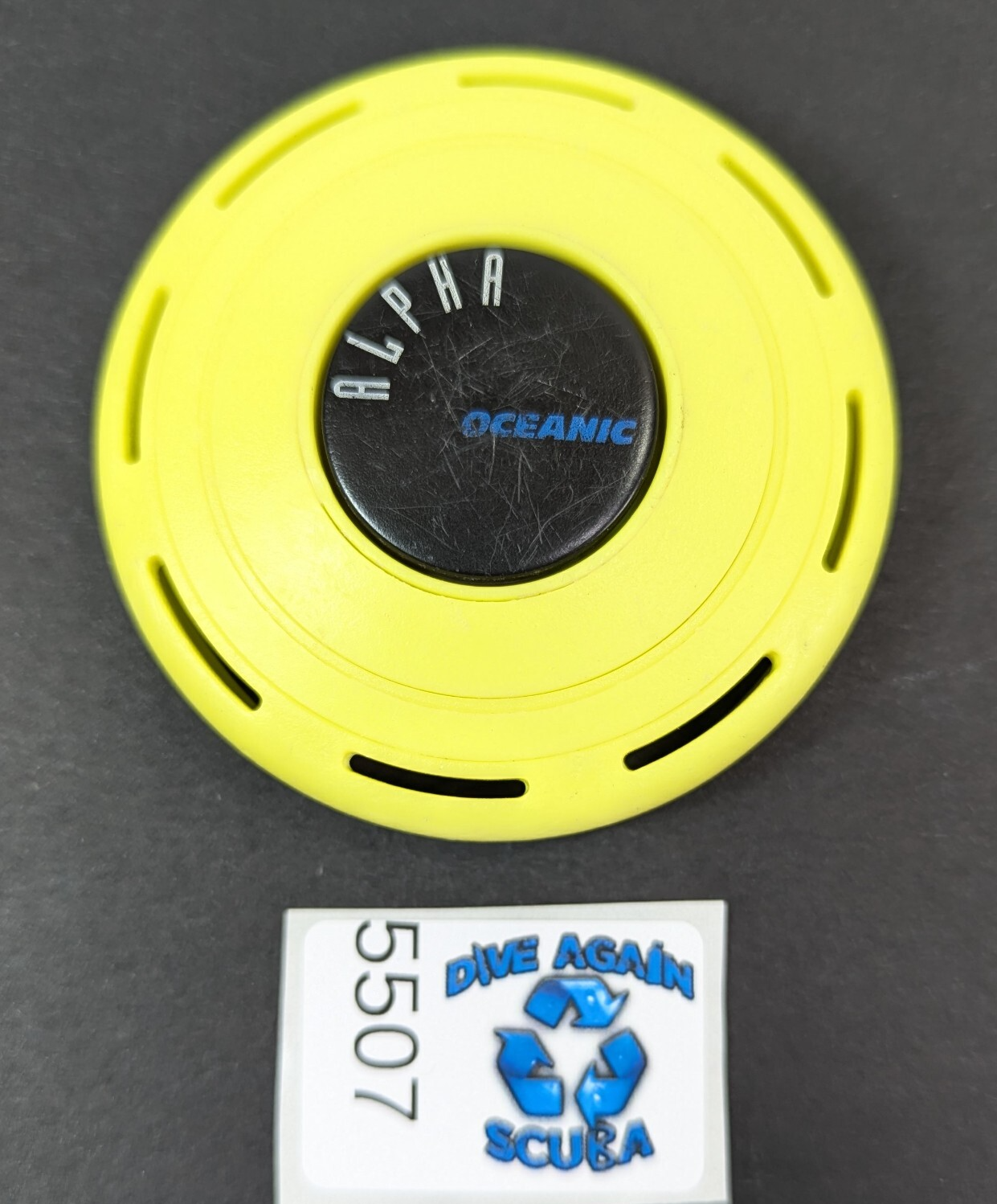 Genuine, OEM Oceanic Alpha Octo Diaphragm Purge Cover Yellow Scuba Dive0