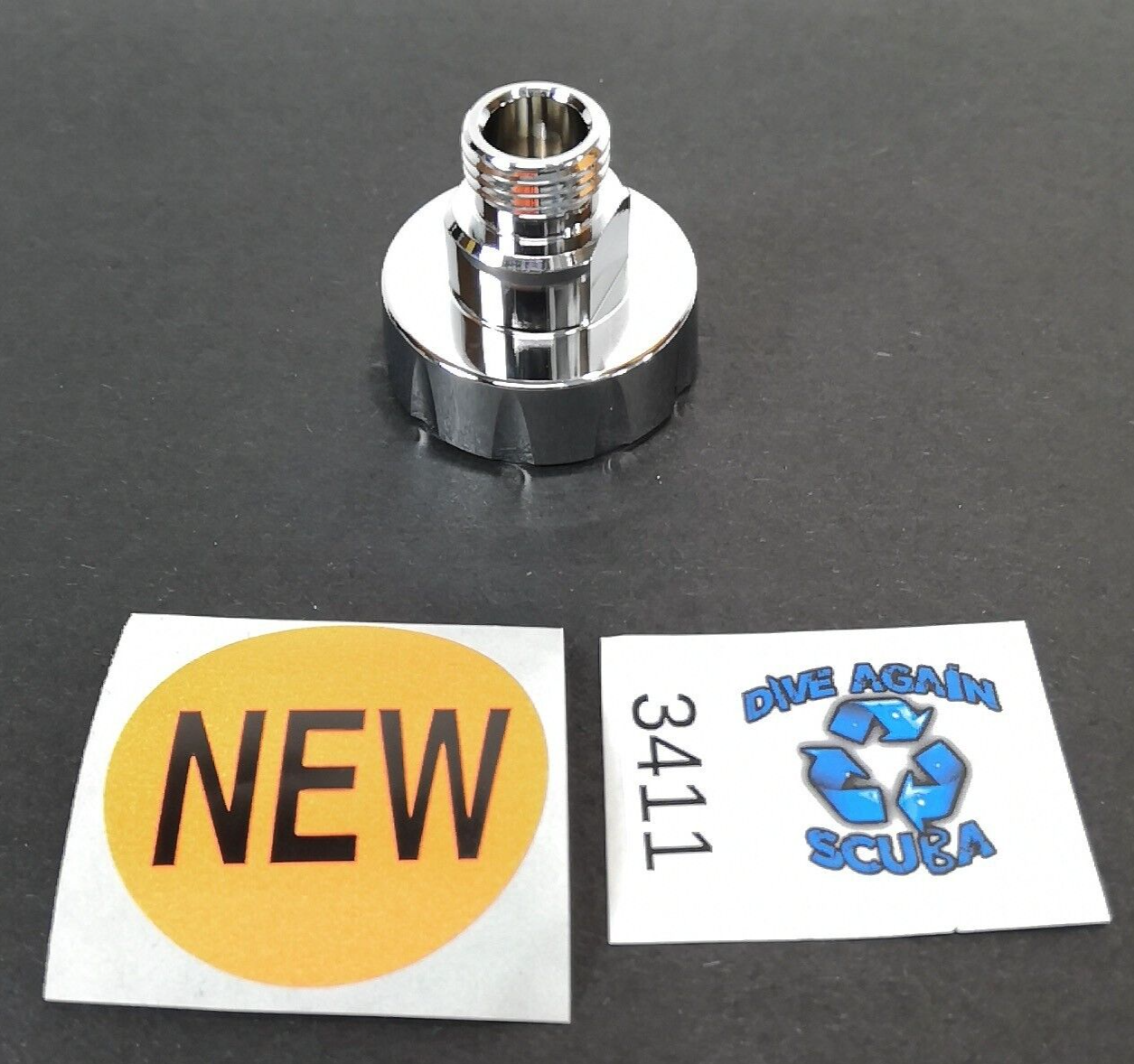 Poseidon Jetstream / Odin 2nd Stage Regulator Hose Adapter - AC980 XS Scuba Dive3