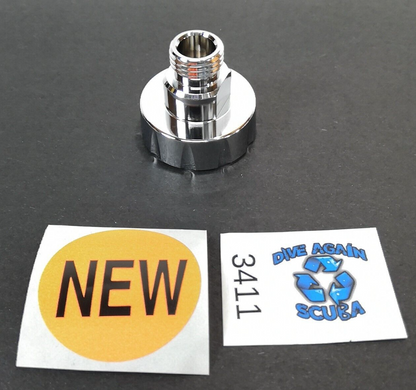 Poseidon Jetstream / Odin 2nd Stage Regulator Hose Adapter - AC980 XS Scuba Dive3