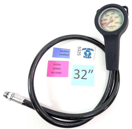 Suunto SM-36 2" 5000 PSI Compact Mini SPG Submersible Pressure Gauge Scuba Dive0